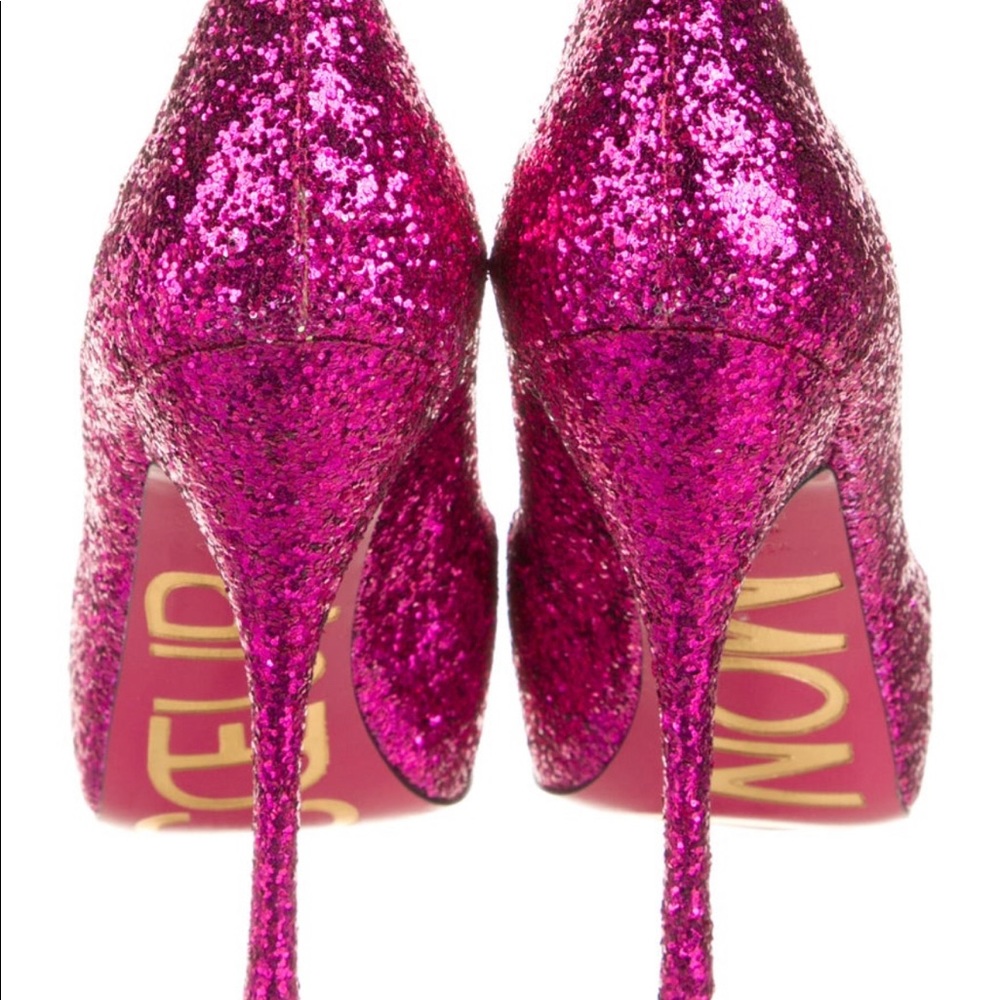 Red (Pink) Valentino sparkly shoes